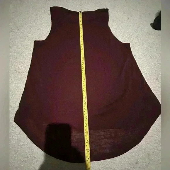 Disney Mickey Mouse Muscle T-Shirt sleeveless tank. Maroon. Sheer. - Picture 9 of 9